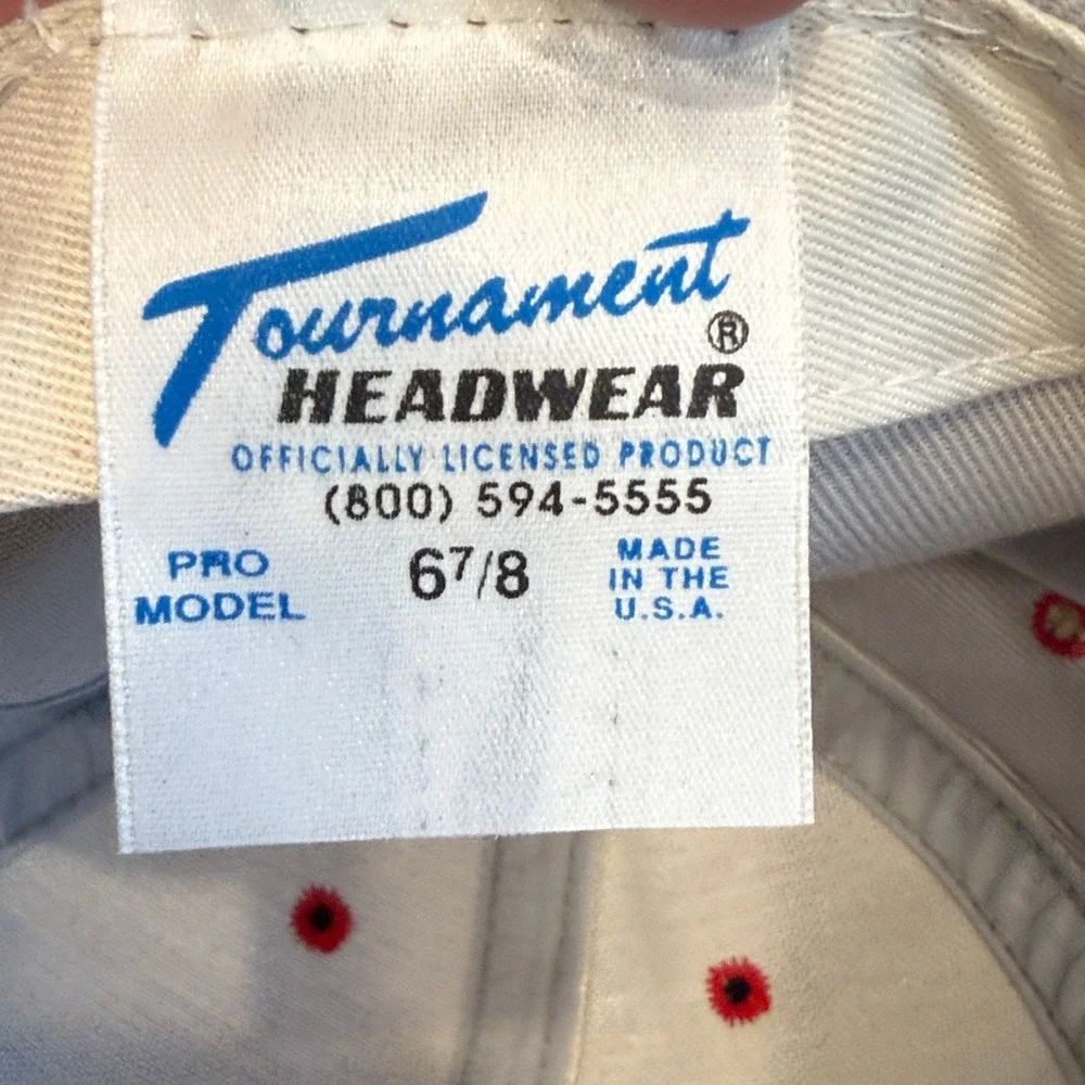 Vtg Blank Tournament Headwear Pro Model Hat 6 7/8 Gray Made in USA - Lot of 8